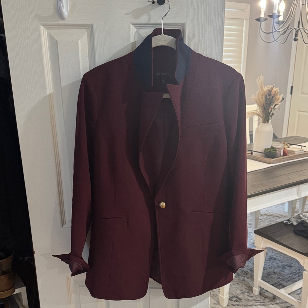 Falcon Burgundy Blazer